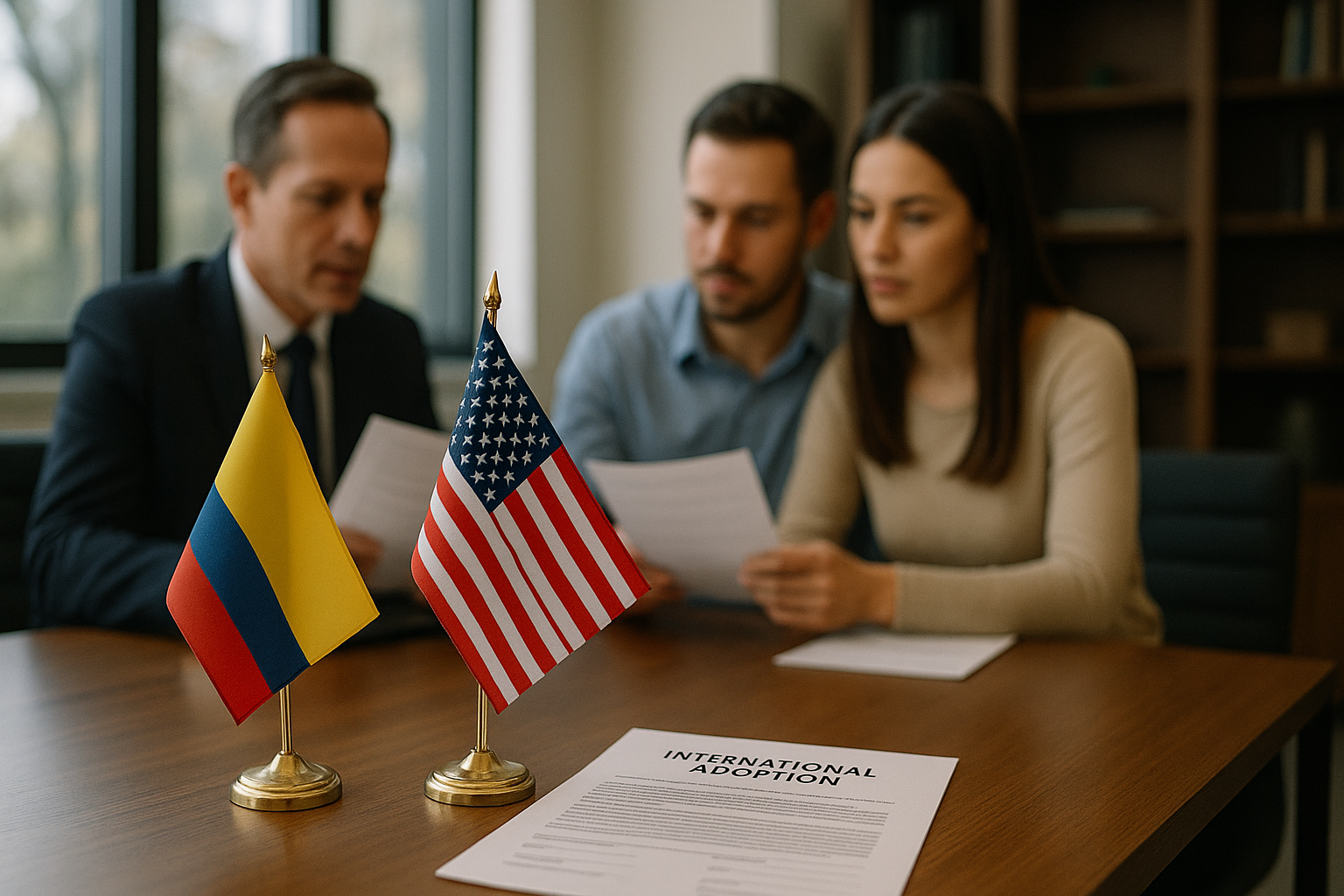 ¿Qué países tienen tratado de adopción internacional con Colombia?